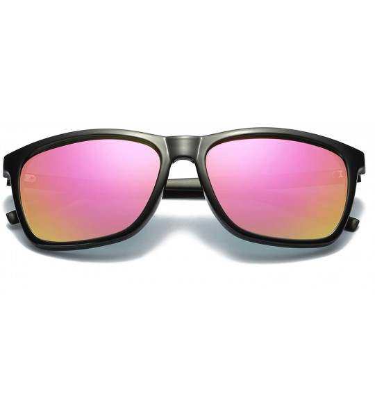 Sport Unisex Polarized Sunglasses For Men/Women Vintage fishing driving Sun Glasses A387 - Black-pink - CB18K5RW9UN $29.48