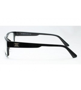 Square Unisex Retro Squared Celebrity Star Simple Clear Lens Fashion Glasses - 1836 Black - CO11T16JV6P $19.22