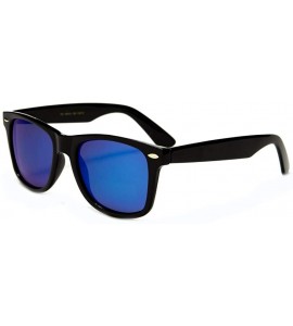 Square 2 Pack Classic California Style Adult POLARIZED Sunglasses Ages 15 - Mature - 2 Pack Black / Blue - CR18RE8SOAS $23.24