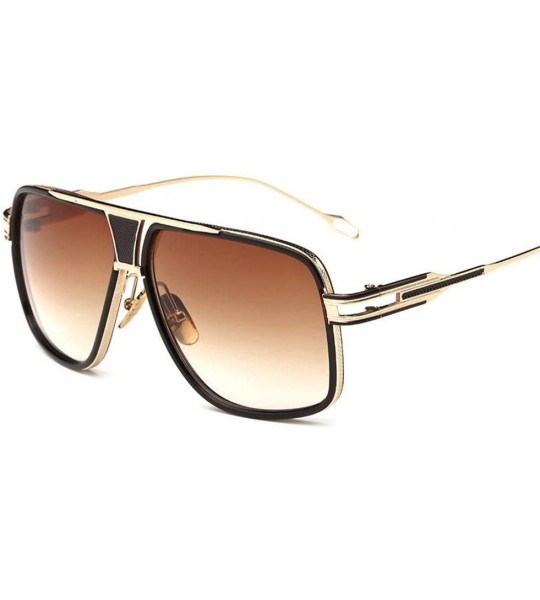 Round Sunglasses Men Sun Glasses Driving - 3 - C118R3YYLLX $55.00