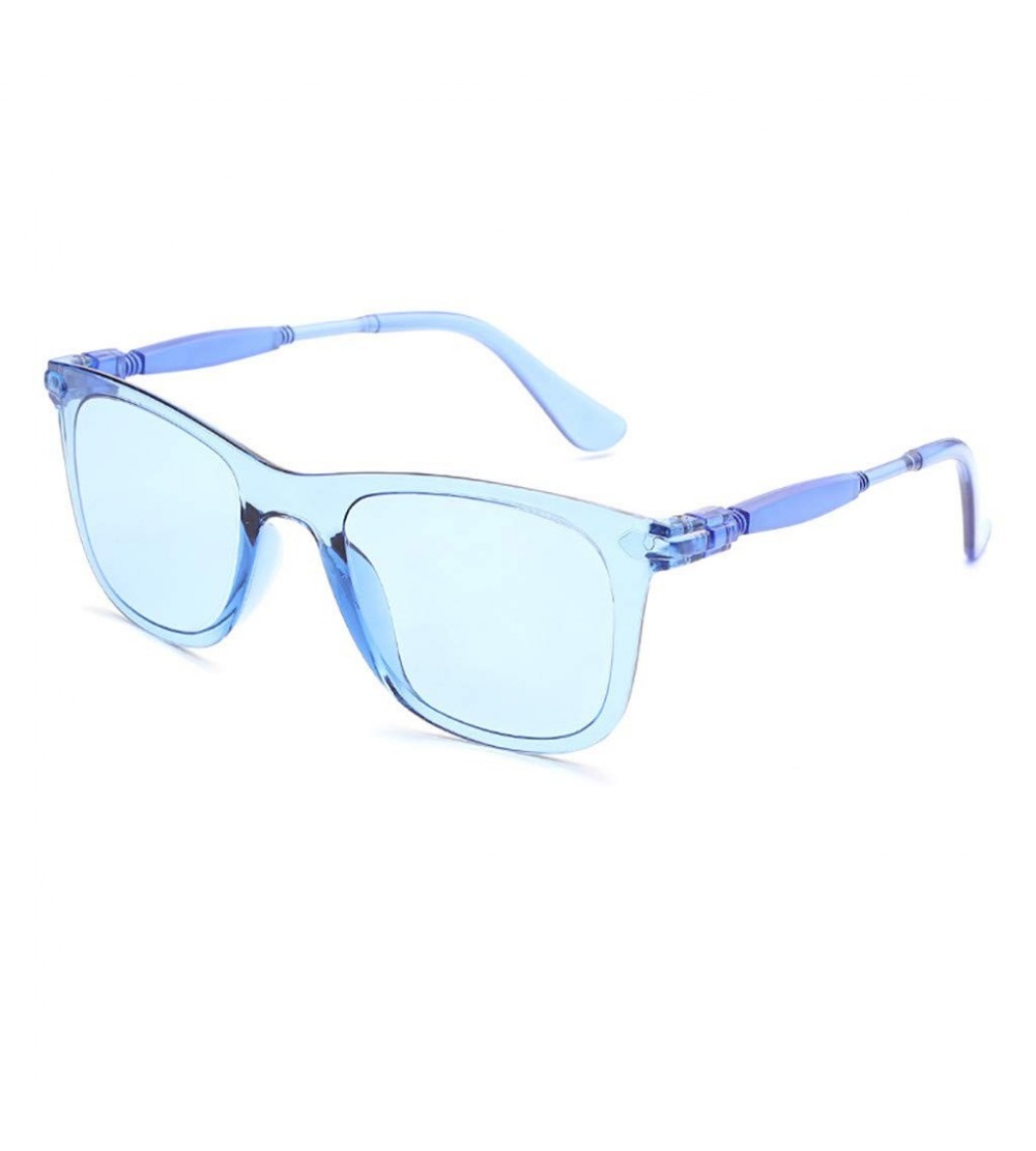 Wrap New Unisex Sunglasses Men and Women Decorative Glasses Frame - Glasses Clearance Sales Multicolor C - Multicolor - CM190...