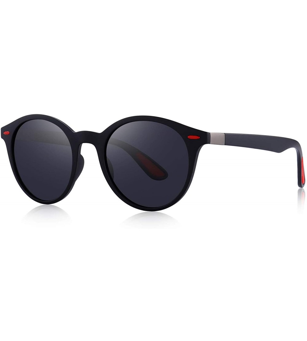Goggle Men Women Classic Retro Rivet Polarized Sunglasses TR90 Legs Lighter Design Oval Frame UV400 Protection S8126 - CD18KM...