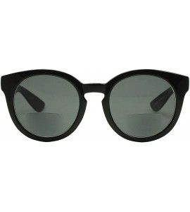 Wrap Womens Small Oval Casual Bi-Focal Sun Readers Sunglasses Rx Power +150 - +300 - Black (Style 2) - CQ12O0G5NII $19.88