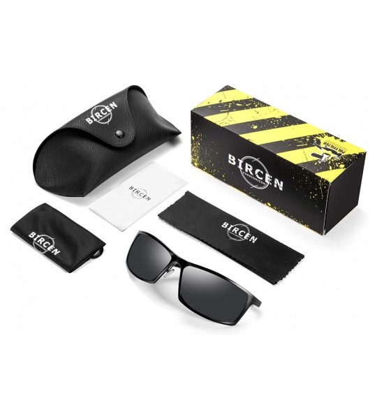 Round Fashion Driving Polarized Sunglasses for Men UV400 Protection Men's Sports Fishing Golf Sunglasses - CC18X5KU28T $31.38