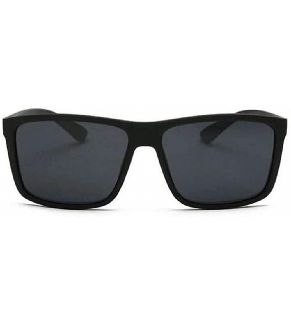 Oval Polarized Sunglasses Mens Brand Vintage Driving Movement Sun Glasses Men Driver Safety - CX18SD8DO4W $19.71