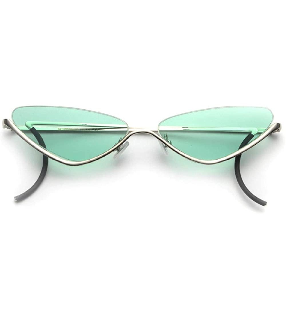 Cat Eye Glasses Hipster Sunglasses Concave - Figure 1 - CH18X0D2RZ5 $32.91