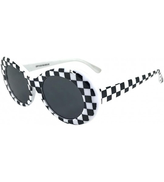 Oversized Gift for Mother Retro Goggles Sunglasses Rapper Glasses - C018CRO0YWN $16.84