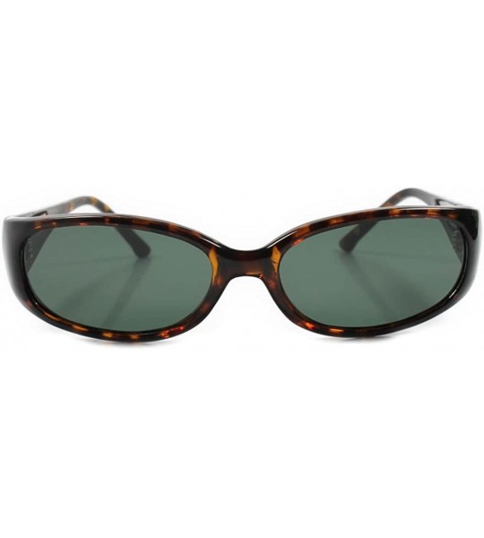 Rectangular Classic Vintage Indie 80s Around Rectangle Sunglasses - Tortoise - C418ECE42C8 $23.13