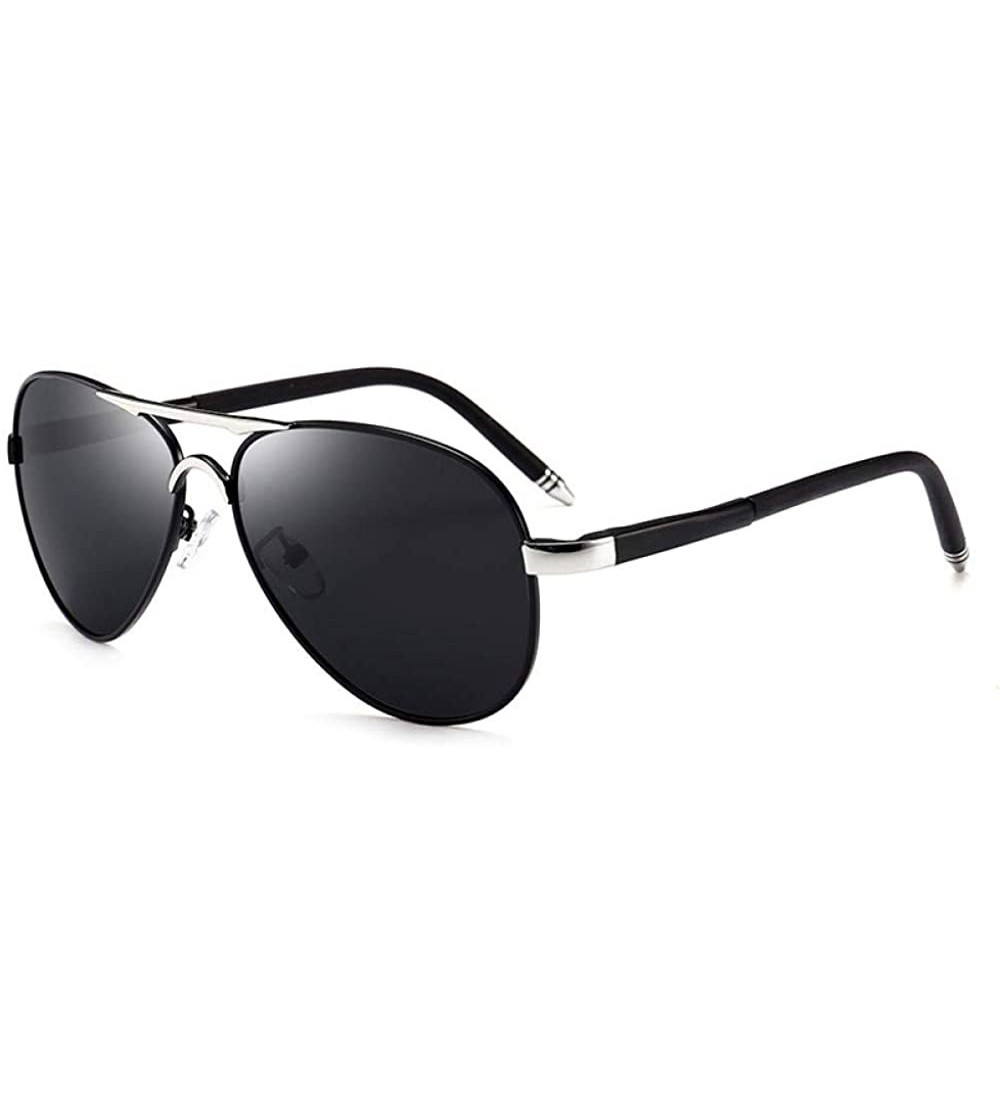 Square Men'S Polarized Sunglasses Square Sunglasses Classic Driving Mirror - CF18XD49UX8 $79.10
