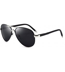 Square Men'S Polarized Sunglasses Square Sunglasses Classic Driving Mirror - CF18XD49UX8 $79.10