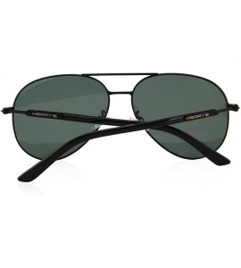 Aviator Classic Pilot Sunglasses Womens Polarized Mirror with Case - UV 400 Protection 62MM - Green - CS18KXIY22S $26.84