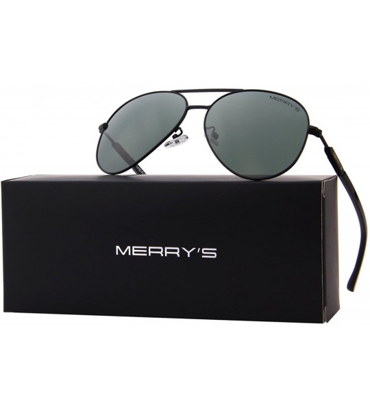 Aviator Classic Pilot Sunglasses Womens Polarized Mirror with Case - UV 400 Protection 62MM - Green - CS18KXIY22S $26.84