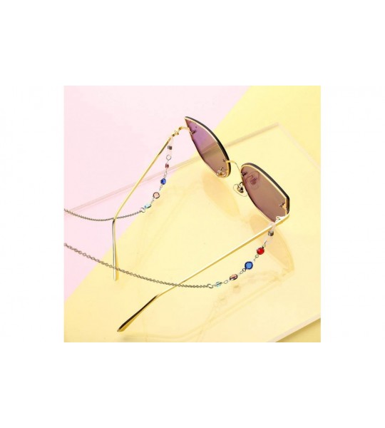 Square Eyeglass Necklace Glasses Sunglasses - CK18YR9QR23 $24.75