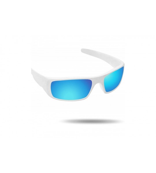 Rectangular Replacement Lenses Crankshaft Sunglasses - Various Colors - Ice Blue - Anti4s Mirror Polarized - CU188HKT5AN $34.23