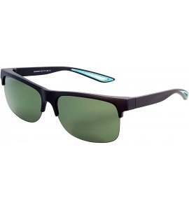 Wrap Fit Over Polarized Sunglasses Driving Clip on Sunglasses to Wear Over Prescription Glasses - Black-blue-green - C018SMOA...