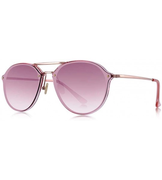 Oval DESIGN 2019 Women Classic Retro Oval Sunglasses Ladies Trending C02 Pink - C04 Transparent - C918YLYH9IE $28.66