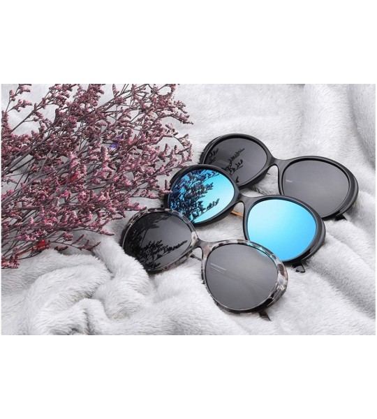 Oversized Polarized Sunglasses for Women - Bold Retro Oval Mod Frame Eyewear with UV400 Protection Sunglasses. - C318QR7CT88 ...