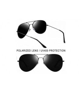 Round Classic Sunglasses for Women Men Metal Frame Mirrored Lens Designer Polarized Sun glasses UV400 - CA18SCULNS3 $21.06