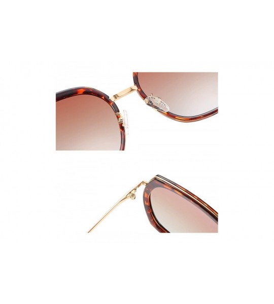 Square Oversized Sunglasses for Women Polarized Sunglasses Butterfly Fashion Eyewear - Butterfly Coffee Lens - C918GSE7N5R $1...