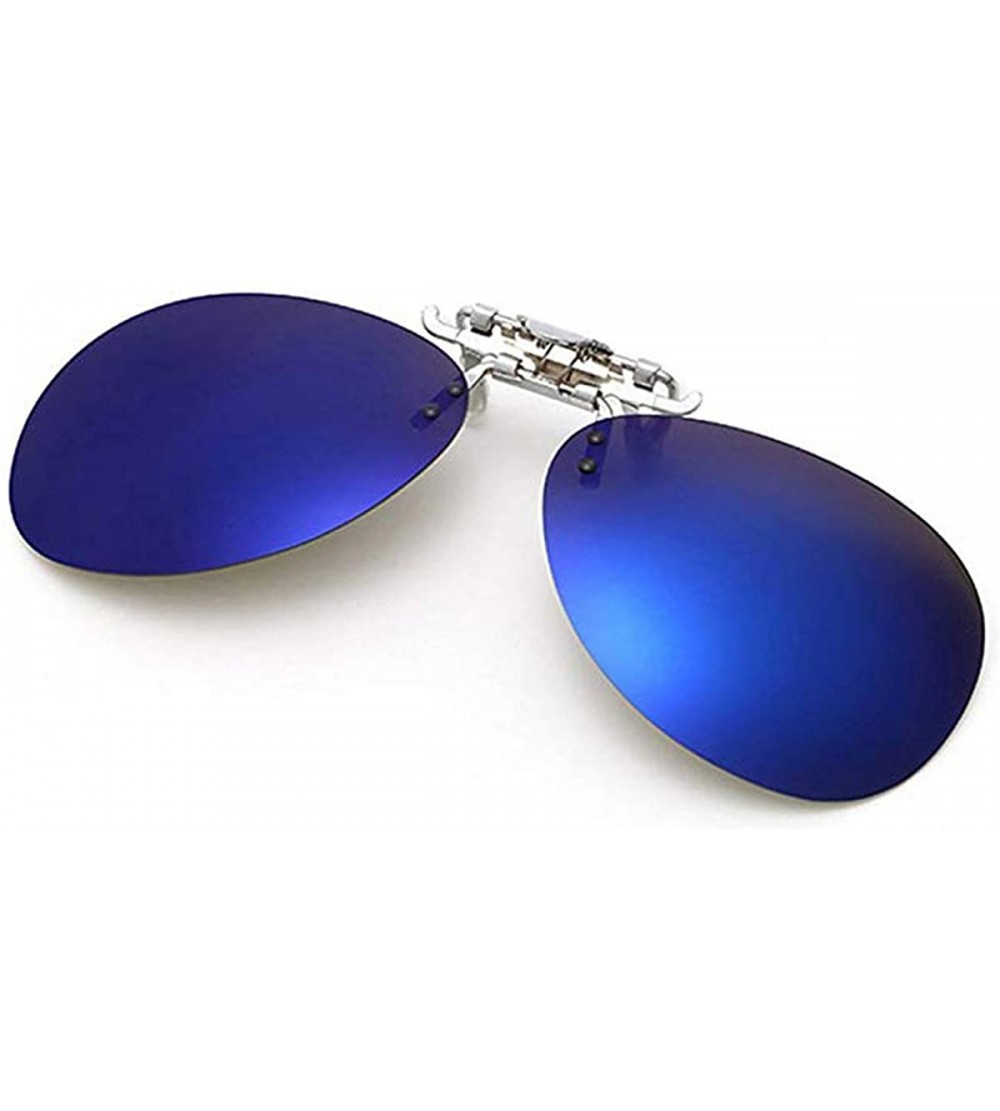 Rimless Polarized Clip on Sunglasses-over Prescription Glasses with Flip up. - CQ18QAS7GII $22.38