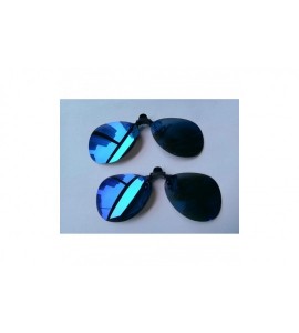 Rimless Polarized Clip on Sunglasses-over Prescription Glasses with Flip up. - CQ18QAS7GII $22.38