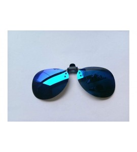 Rimless Polarized Clip on Sunglasses-over Prescription Glasses with Flip up. - CQ18QAS7GII $22.38