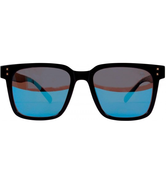 Square p534 Classic Square Polarized- for Mens 100% UV PROTECTION - Black-black - CJ192TGUZC3 $44.90