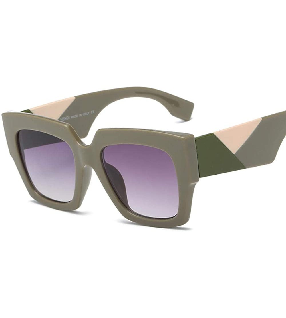 Rimless Fashion Sunglasses Trend Sunglasses Women'S Box Sunglasses - CR18X5ZLN2W $78.77