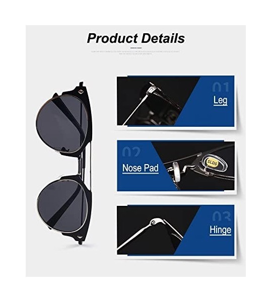 Goggle Classical Small Cateye Light Metal Frame Mirrored Women Polarized Fashion Sunglasses - Black & Silver - CF18GDIM7LT $3...