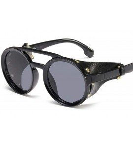 Shield 2019 Gothic Steampunk Sunglasses Men Women Cool Rivet Sun Glasses Retro Vintage Shield Shades - 5 - C218WCZG6W9 $33.37