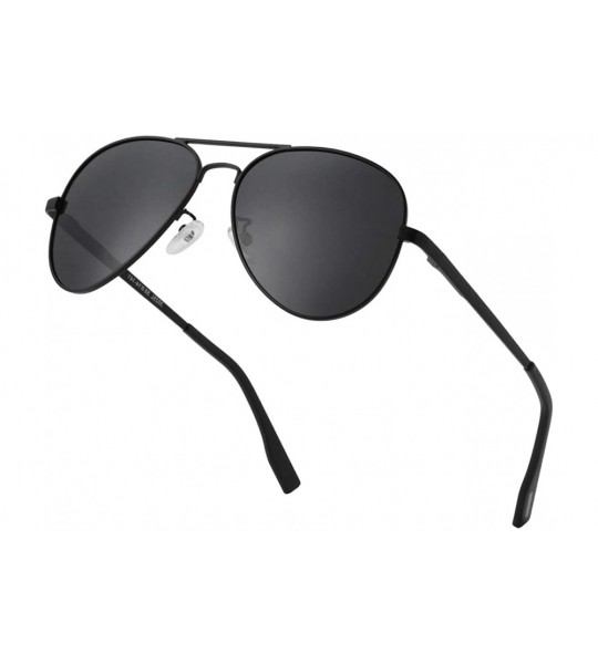 Aviator Polarized Small Aviator Sunglasses for Adult Small Face and Junior- 100% UV400 Protection- 52mm - CD199ASSME6 $27.16