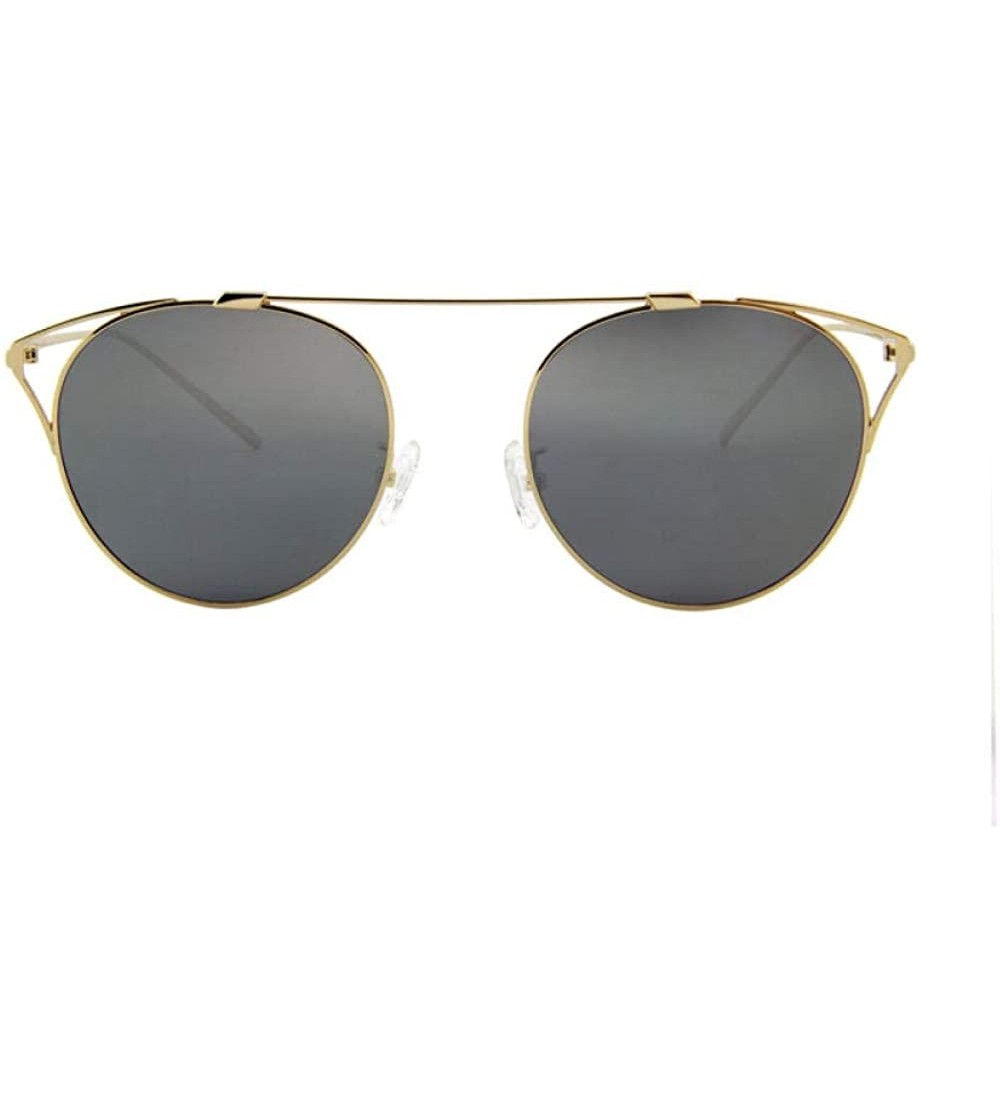 Rimless Sunglasses Round Frame Sunglasses Men And Women Fashion Trend Sunglasses Wild Glasses - CH18X9U7DAG $84.75