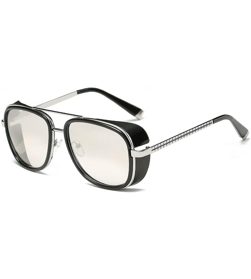 Square 3 Matsuda Stark Sunglasses Men Rossi Coating Retro Vintage Sun Glasses Oculos - C8 - CG18T743UOG $46.28