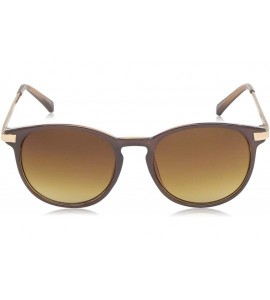 Round Women's LD273 Round Sunglasses with 100% UV Protection - 47 mm - Nude - CB18O37O2L5 $75.69