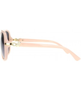 Butterfly Womens Rhinestone Hinge Diva Butterfly Designer Sunglasses - Pink Gradient Black - CI18OC4RR9M $23.42