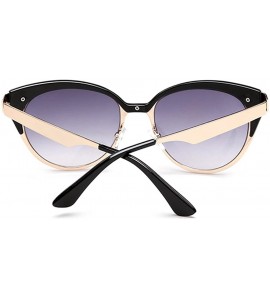 Sport Sunglasses For Women Best Quality Copper Frame UV Protection With Free Sunglasses Case - Gold/Grey - CZ12FEVGT0V $31.34