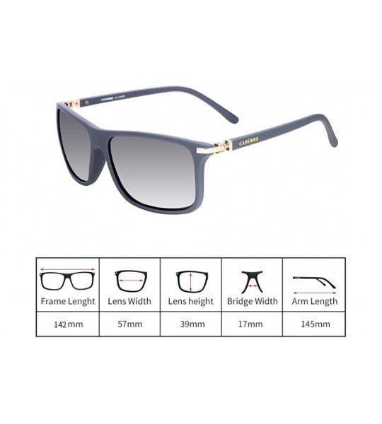 Round Polarized Sunglasses for Men Driving Mens Sunglasses Rectangular Sun Glasses For Men/Women HKS8010Grey - CA18NSC9XC6 $2...