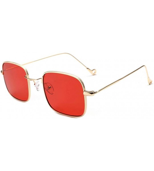 Oversized Women Fashion Quadrate Shades Sunglasses New Integrated UV Candy Colored Glasses - CX18SX8S8CW $17.65