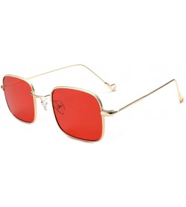 Oversized Women Fashion Quadrate Shades Sunglasses New Integrated UV Candy Colored Glasses - CX18SX8S8CW $17.65