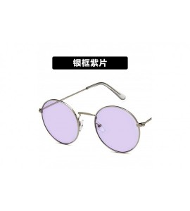 Shield Fashion Classic Retro Round Sunglasses Women Mirror Sun Glasses Vintage Luxury Female Shades UV400 - 3 - C5198A39873 $...