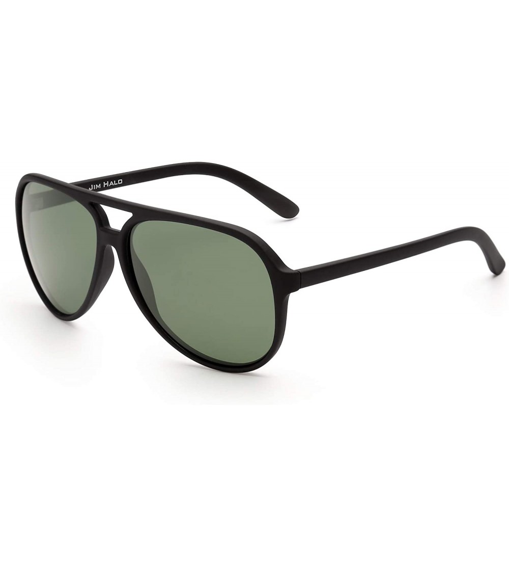 Sport Polarized Aviator Sunglasses Men Women Oversize Plastic Driving Glasses - CP18R00499G $38.82
