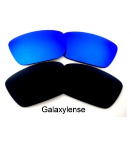 Oversized Replacement Lenses Fuel Cell Black&Blue Color Polarized-FREE S&H. 2 Pairs - Black&blue - CQ127D1B5GD $26.88