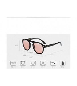 Rectangular Fashion Vintage Oval Frame Sunglasses-Retro Eyewear Fashion Ladies Man - A - CH18OADAS2L $17.39