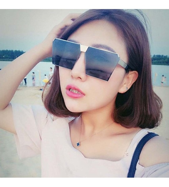 Cat Eye Polaris Retro Men and women glasses cat eye fashion sunglasses - C1 - C1184O5CTO4 $41.48