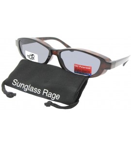 Rectangular Smallest Fit Over Sunglasses F13 - Tortoise Frame-med Dark Gray Lens - C0186X73C3L $30.52