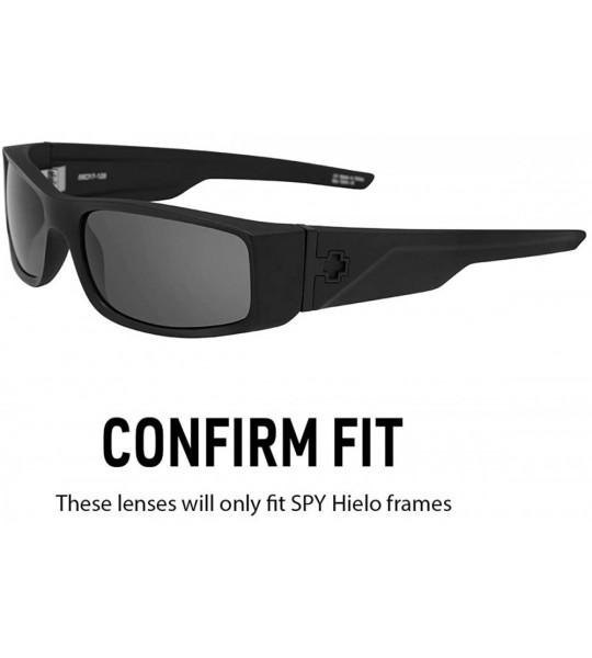 Sport Polarized Replacement Lenses for Spy Hielo Sunglasses - Multiple Options - Emerald Green Mirror - C312CCLAPBT $62.42