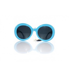 Oversized SIMPLE Vintage Oversized Retro Large Frame Sunglasses for Women - Blue - CA18ZTZHDX2 $17.81