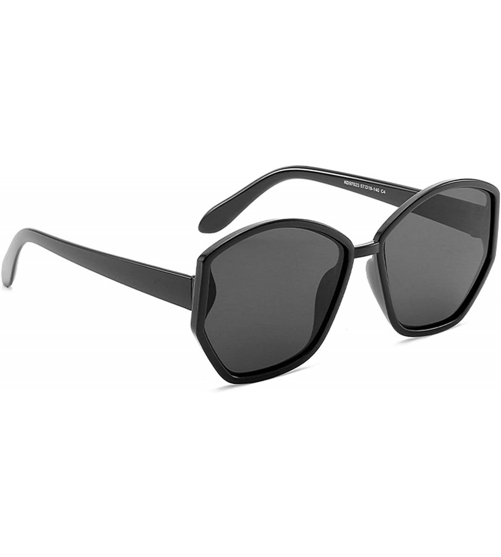 Sport Women Polygon Polarized Sunglasses Lightweight Sports Sunglasses - Gray - CD18TYTAOEC $28.24