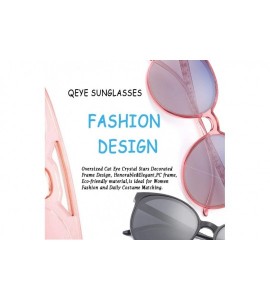 Cat Eye Oversized Sunglasses for Women Polarized Eyewear Fashion Big Frame UV Protection - Pink - CQ18OSTEU7L $18.92