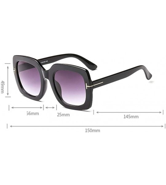 Goggle Vintage Square Sunglasses Women Goggles Mens Mirror Sun Glasses Female Fashion - 7 - CM18WXSD7ID $47.18